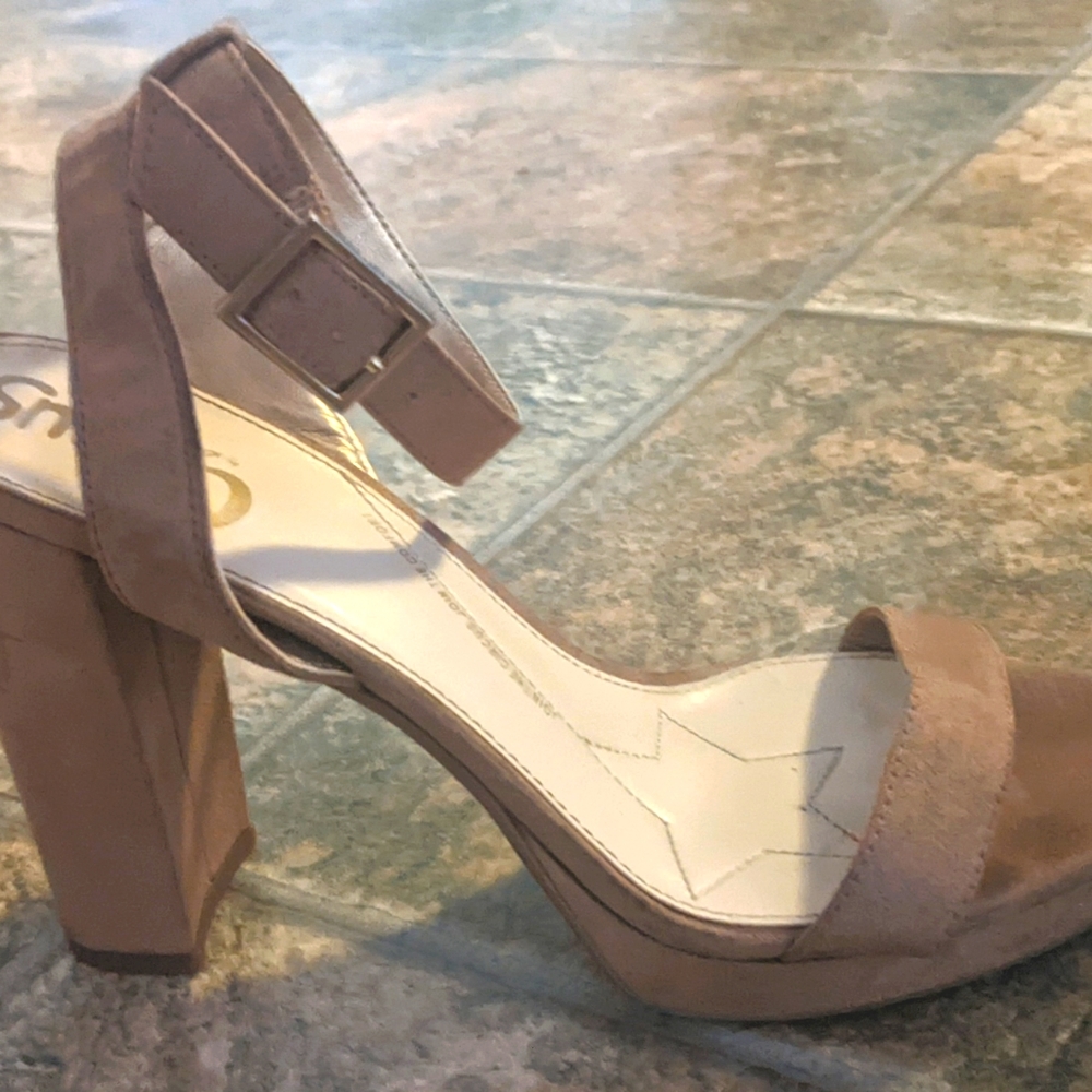 Sam Edelman Circus - Tan heels with ankle strap - Size 7